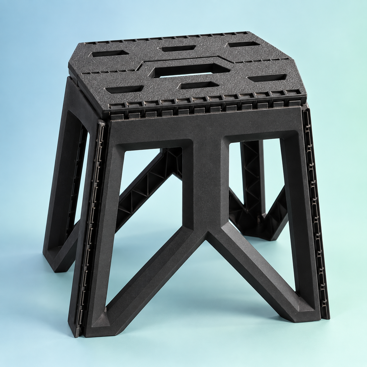 Stool (Medium) black folding camping stool