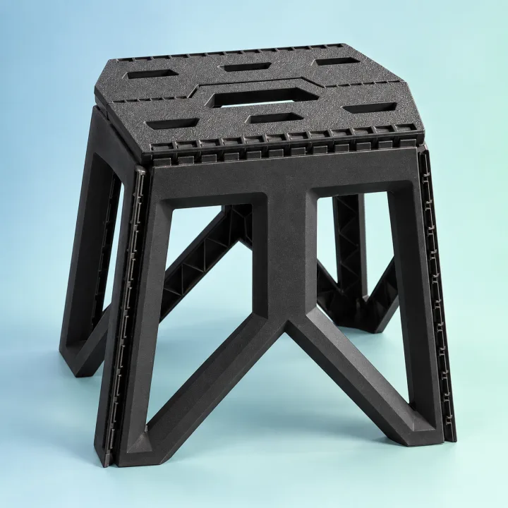 Stool (Medium) black folding camping stool