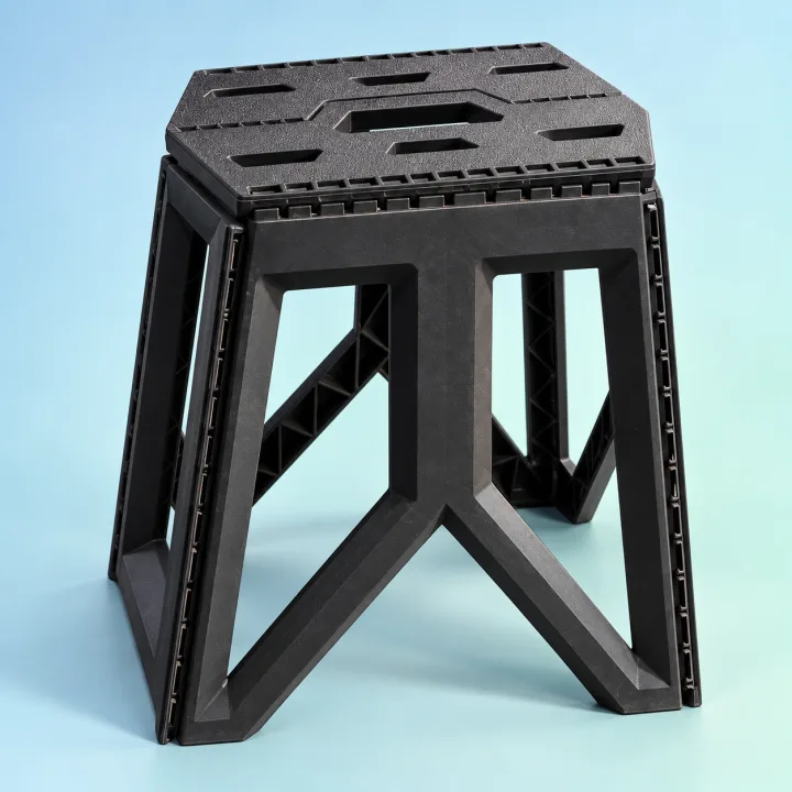 Stool (Large) black folding camping stool